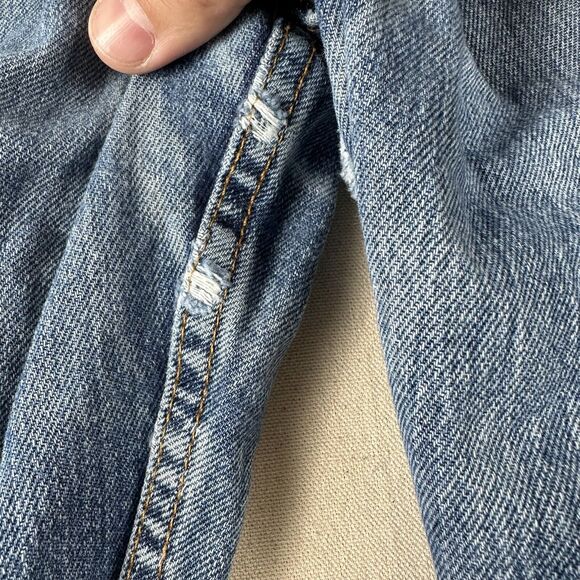 Vintage 90s Levi’s 550 Jeans Women’s 14 Regular Blue Denim Relaxed Tapered Leg - Picture 15 of 16